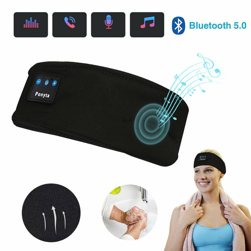 Wireless Bluetooth Sleeping Headphones Sports Headband Eye Mask Ingos Elektronik Shop