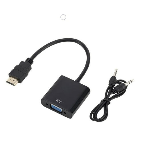 1080P HDMI-compatible to VGA Adapter For Xbox PS4 PC Ingos Elektronik Shop